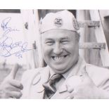 Bill Maynard. Signed dedicated 10”x8” picture in character as “Selwyn Froggitt.” Excellent.