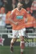Neil Ardley in Blackpool strip signed colour 12x8 photo. Good condition