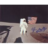 Apollo14. Third Moonlanding. 10”x8” picture of Edgar Mitchell standing on the Moon. Excellent.