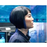 Rinko Kikuchi 10x8 colour photo of Rinko from Pacific Rim, signed by her at the London premiere