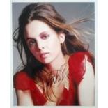 Eliza Dushku autographed large 16 x 12 photograph. Condition