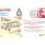 MRAF Sir Arthur Harris RAF35 1975 No. 101 Squadron RAF cover, flown in a Vulcan and signed by MRAF