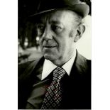 Alec Guinness signed 6 x 4 b/w photo dedicated to Brenda, signed in pink, to darker area.  Good