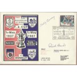 Raich Carter and Bobby Gurney signed Sunderland cover.  Limited edition of 24.  Good condition.