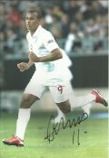 Gabriel Agbonlhor in England strip signed colour 12x8 photo. Good condition