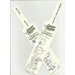 Otago and Northern Districts 2 autograph card shaped cricket bats 94/95 14  Otago autographs and