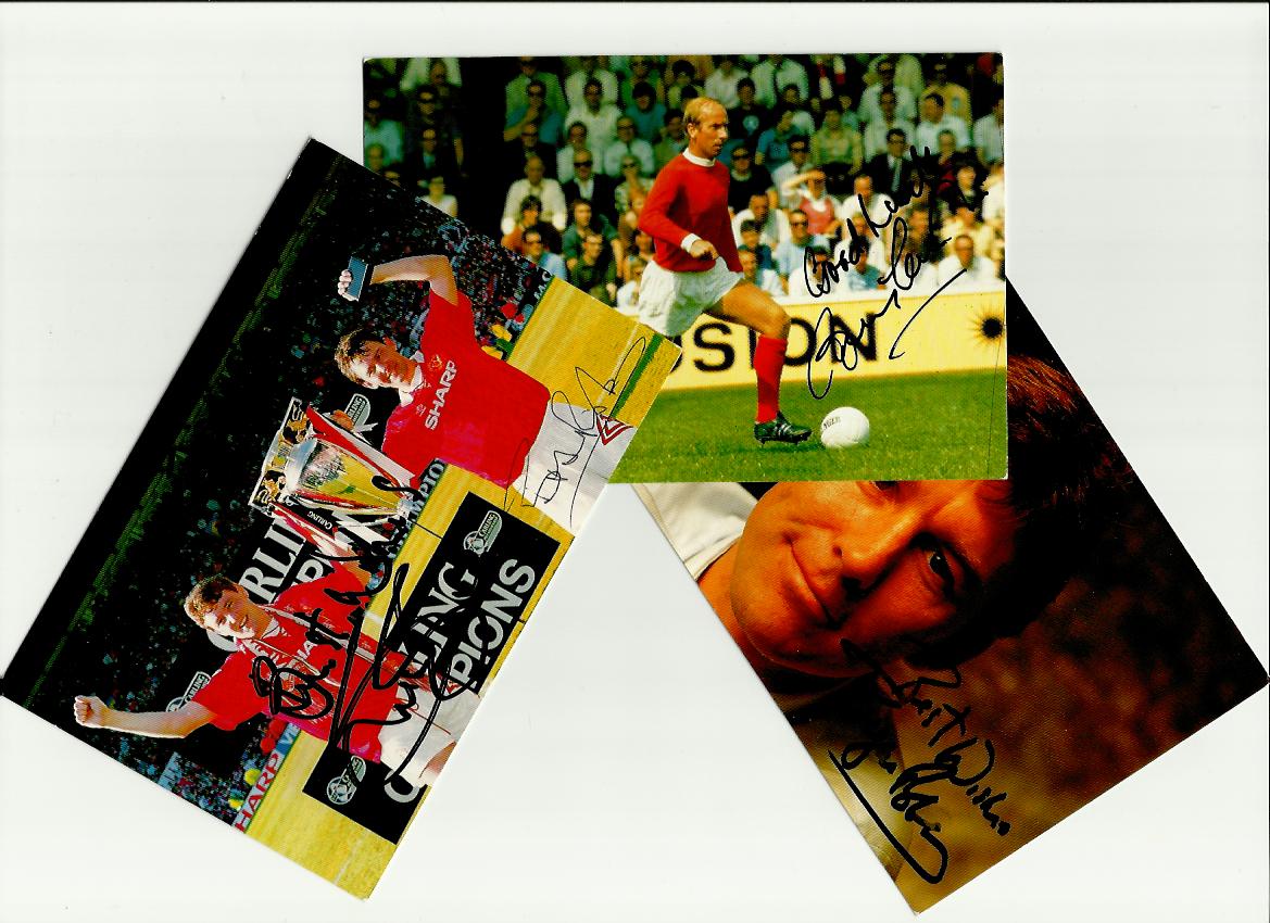 Man United signed photo collection of 15 6 x 4 colour photos including David Beckham, Alec - Image 2 of 2