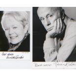 Richard Wilson/Annette Crosbie. A 7”x5 and a p/c sized picture from ‘One foot in the Grave.’
