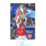 Ray Parlour signed photograph. 16 x 12 inches colour photograph autographed by Arsenal legend Ray