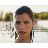 Lake Bell signed colour 10x8 photo. American actress, writer and director. She has starred in the
