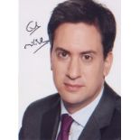 Ed Miliband. 7”x5” signed portrait of the next Prime Minister? Worth a punt? Excellent.