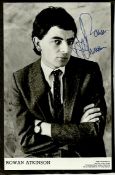 Rowan Atkinson signed 6 x 4 not the nine o’clock news era photo and signed typed letter. Good
