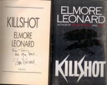 KILLSHOT signed by ELMORE LEONARD.  (Viking First edition 1989) First rate original crime thriller