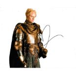 Gwendoline Christie 10x8 colour photo of Gwendoline from Game of Thrones, signed by her at Pre Bafta