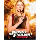 Rosamund Pike 8x10 colour photo of Rosamund from Johnny English, signed by her in London, 2014. Good