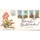 Kenneth Williams signed 1981 Flowers FDC SWA stamps & Windhoek postmark. . Good condition