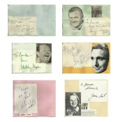 Vintage autograph collection 1 Tony Mercer signature piece fixed to Autograph album page with