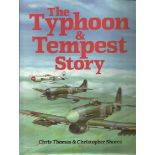 The Typhoon and Tempest story by Chris Thomas and Christopher Shores hardback book. Unsigned sell