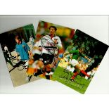 Man United signed photo collection of 15 6 x 4 colour photos including David Beckham, Alec