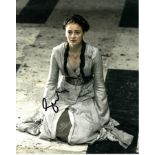 Sophie Turner 8x10 colour photo of Sophie from Game Of Thrones, signed by her in London, 2014.