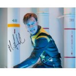 Michael Fassbender 10x8 colour photo of Michael from X-Men, signed by  him in NYC. Good Condition