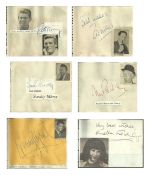 Vintage autograph collection 3 Pete Murray signature piece fixed to Autograph album page with