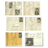 Vintage autograph collection 3 Pete Murray signature piece fixed to Autograph album page with