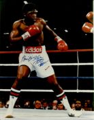 ‘Big John’ Tate world heavyweight champion WBA 1979-80 signed colour 10x8 photo.  Good condition