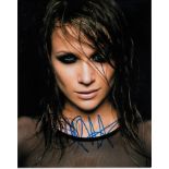 Shantel Van Santern 8x10 colour photo of Shantel, signed by her in NYC, 2014. Good Condition