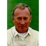 1960s England Cricket collection 33 top cricket names signed on cards, magazine photos light fixed