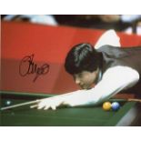 JOHN PARROTT 8x10 inch photo hand signed by former Snooker world champion John Parrott. Good