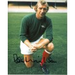 ARSENAL 8x10 inch photo signed by former Scotland and Arsenal goalkeeper Bob Wilson, a double winner