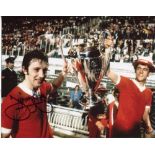 LIVERPOOL 8x10 inch photo hand signed by former Liverpool midfielder Jimmy Case. Good Condition