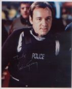 Kevin Spacey. In character as cop. Excellent.