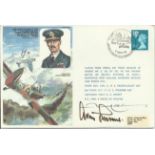 Pierre Clostermann & Gen Adolf Galland signed ACM Lord Dowding Historic aviators cover, only 35