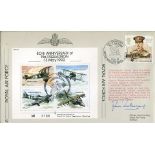 BATTLE OF BRITAIN 70th anniversary of the Battle of Arras cover signed by Flt Lt James Pickering