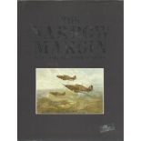 The Narrow Margin by Derek Wood with Derek Dempster hardback book. 2 bookplates attached to inside