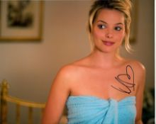 Margot Robbie 10x8 colour photo of Margot from Wolf Of Wall Street, signed by her at Sundance Film