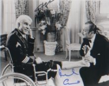 Dirty Rotten Scoundrels. 10”x8” picture signed by Steve Martin and Michael Caine. Excellent.