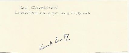 Cricket Test Captains Legends collection 22 top cricket names signed on cards, magazine photos light