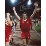 NOTTINGHAM FOREST 8x10 inch photo hand signed by former Nottingham Forest star Frank Clark. Good