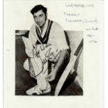 Cricket Wicket Keeping Legends collection 8 top cricket names signed on cards, magazine photos light