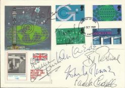 Dads Army Multisigned FDC. 1969 GPO FDC with Flintshire FDI postmark. Signed by  Arthur Lowe, John