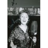 DAME VERA LYNN Exclusive 8x12 inch photograph hand signed by Dame Vera Lynn. Good Condition