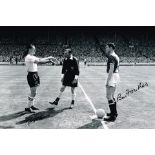 BILL FOULKES NAT LOFTHOUSE Very rare 1958 FA cup final signed by both captains now both deceased