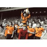 WOLVES MULTI-SIGNED 8x12 inch photo signed by Mike Bailey, John Richards and Kenny Hibbitt who