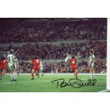LIVERPOOL 8x10 inch photo hand signed by former Liverpool left back Tommy Smith, pictured