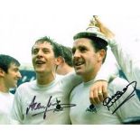 ALAN MULLERY DAVE MACKAY Spurs dual signed 10 x 8 photo. Good condition