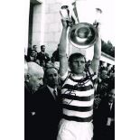 BILLY MCNEILL Celtic Lisbon Lions captain hand signed 12 x 8 photo. Good condition