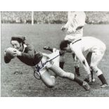 JPR WILLIAMS 8x12 inch photo hand signed by former Welsh Rugby Union legend JPR Williams. Good